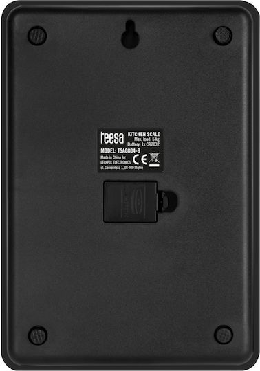 Digital Kitchen Scale Up To 5kg Black