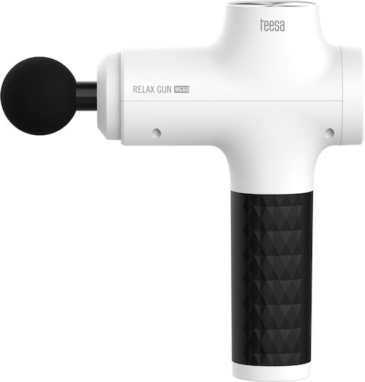 Waffe Massage für den Kopf mit Vibration Weiß