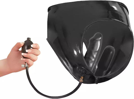 LateX Пенис помпа Черен