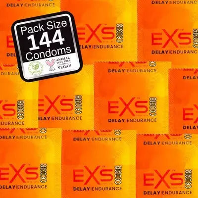 EXS Προφυλακτικά Delay 144τμχ 53mm Natural