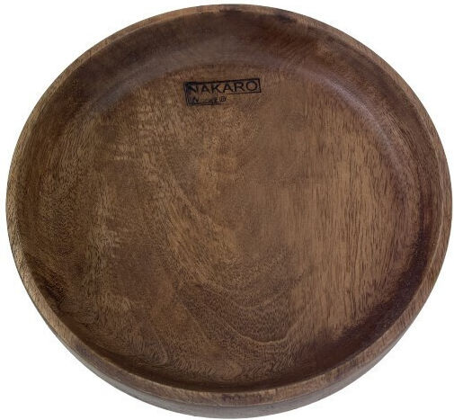 Nakaro Wood Салатна купа Дърво Кафяв 17x17см 1бр