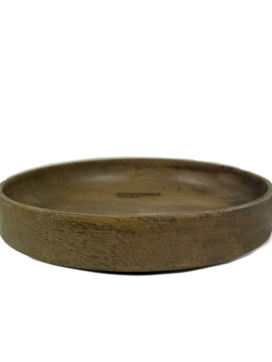Nakaro Wood Wooden Salad Bowl Brown 17x17cm