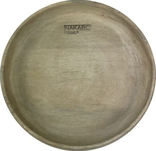Nakaro Wood Салатна купа Дърво Бежов 22.5x22.5см 1бр