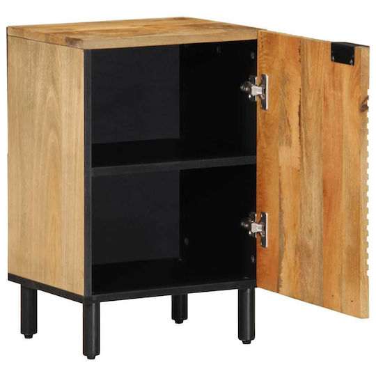 vidaXL Lemn Cabinet de baie L38xA33.5xÎ58cm Maro