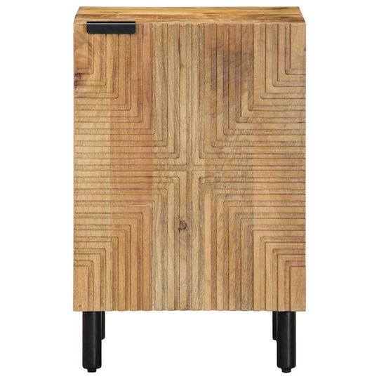 vidaXL Lemn Cabinet de baie L38xA33.5xÎ58cm Maro
