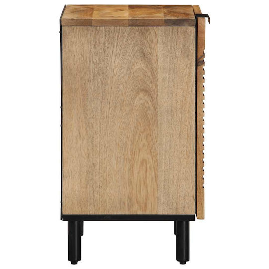 vidaXL Lemn Cabinet de baie L38xA33.5xÎ58cm Maro
