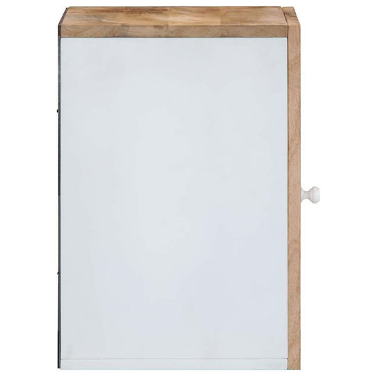 vidaXL Wood Bathroom Cabinet L38xW33.5xH48cm Brown
