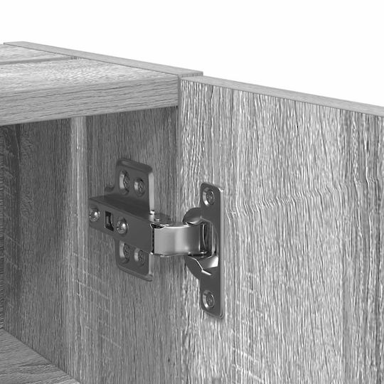 vidaXL Badezimmerschrank B20.5xT22xH72cm Sonoma