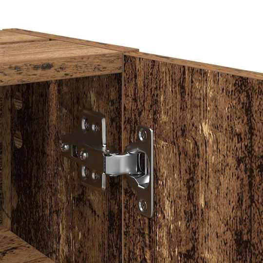 vidaXL Bathroom Cabinet L20.5xW22xH72cm Brown