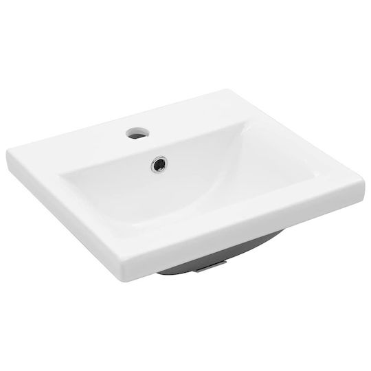 vidaXL Countertop with Sink L41xW46xH38.5cm Coffee