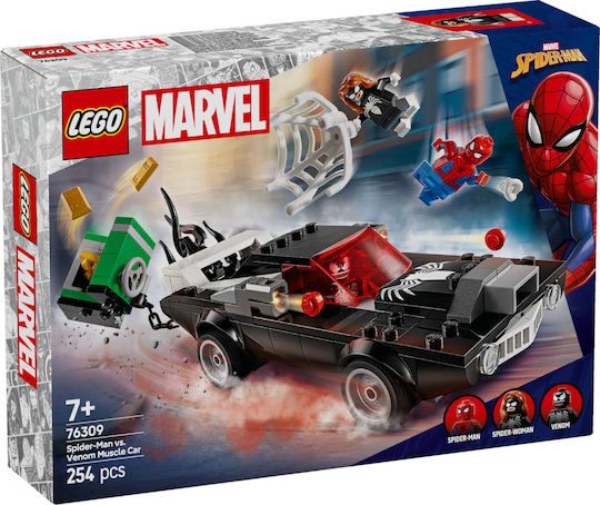 LEGO Lego Spider-Man Spider-Man gegen Venom Muskelauto Für 7+ Jahre 254 Stück