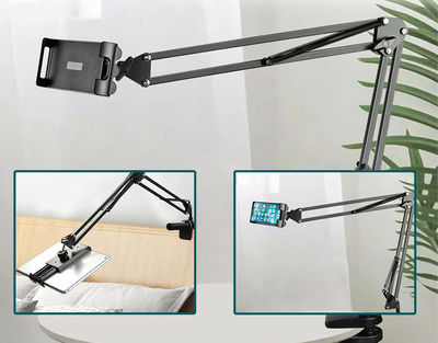 Powertech Desk Stand for Mobile in Black color PT-1353