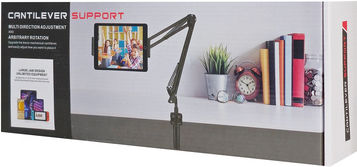 Powertech Desk Stand for Mobile in Black color PT-1353
