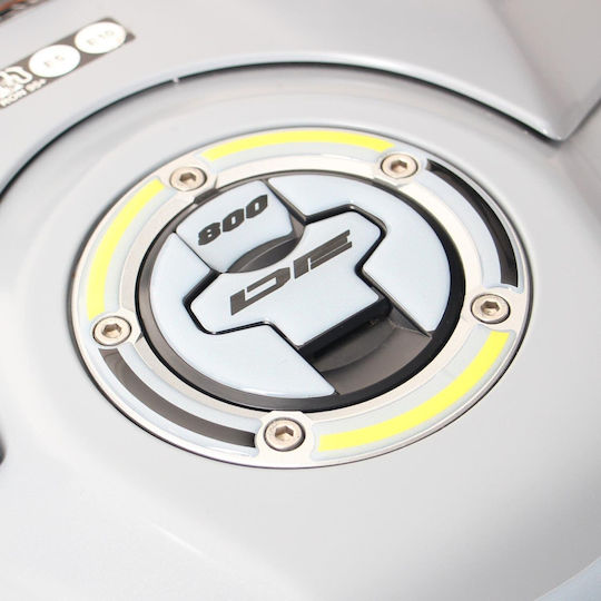Gpk Σετ 3d Προστατευτικά Ρεζερβουάρ Suzuki V-strom 800 De 2023-2025 Γκρι