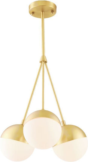 Toolight Lustră Auriu Glob