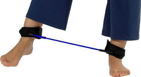 MVS In Motion Cuff-Ring Resistance Band Gymtube / Loop Very Hard with Handles Blue