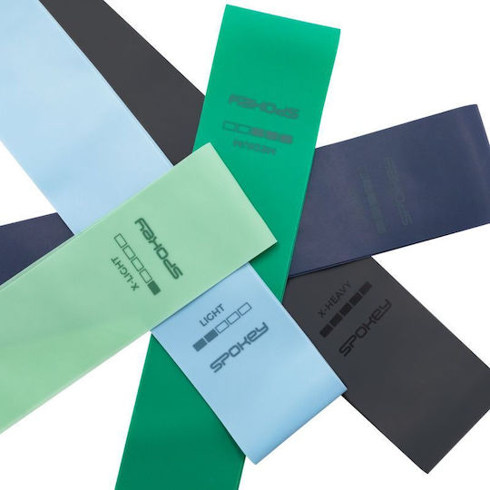 Spokey Resistance Bands Set 5pcs Multicolored 0.05m