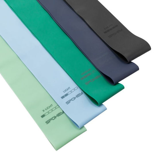 Spokey Resistance Bands Set 5pcs Multicolored 0.05m