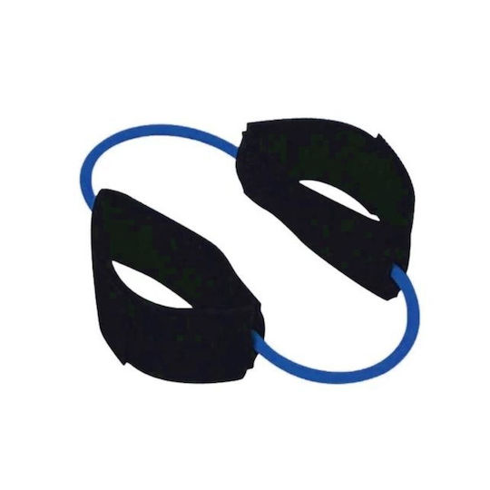 MVS In Motion Cuff-Ring Resistance Band Gymtube / Loop Very Hard with Handles Blue