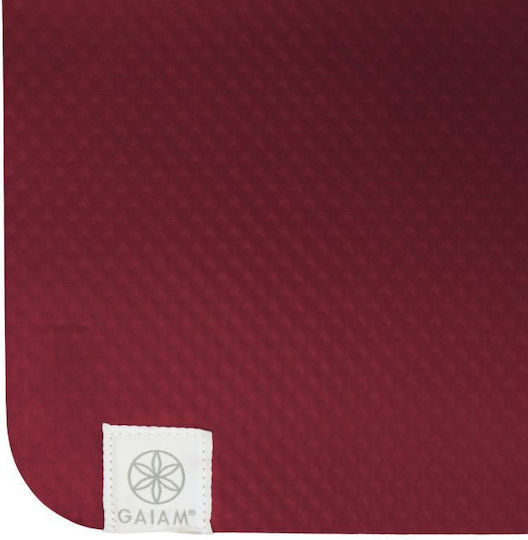 Gaiam Earth Lovers Exercise Mat Red (173x61x0.5cm)