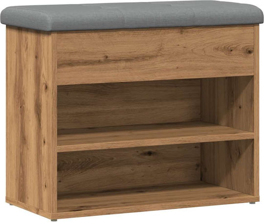 Έπιπλο Εισόδου με Παπουτσοθήκη & Παγκάκι Artisan Oak 62x32x50εκ.