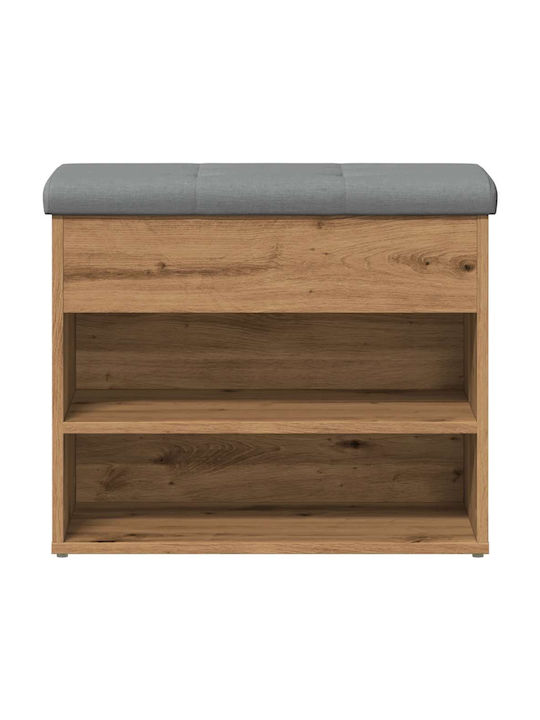 Έπιπλο Εισόδου με Παπουτσοθήκη & Παγκάκι Artisan Oak 62x32x50εκ.