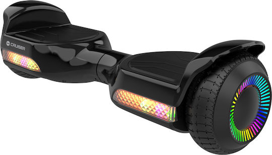 Rebel Cruiser Kinder Hoverboard mit 10 km/h Höchstgeschwindigkeit und 8 km Reichweite in Schwarz Farbe