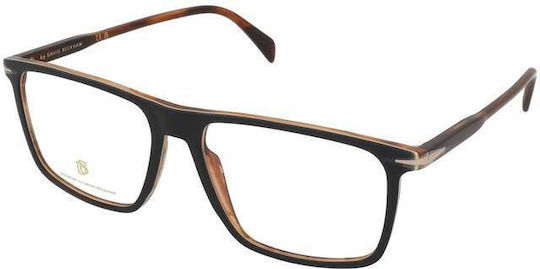 David Beckham Plastic Eyeglass Frame Blue DB 1164 S9W