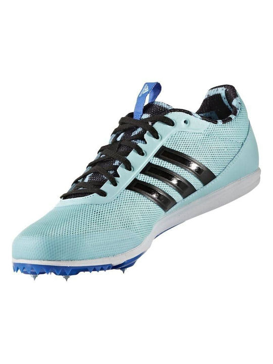 adidas Distancestar Women's Spikes Sport Shoes Turquoise