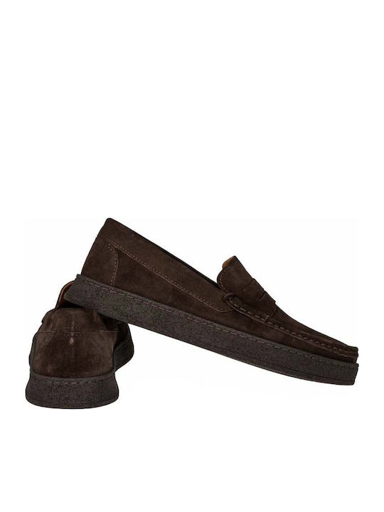 Ανδρικά Loafers σε Καφέ Χρώμα