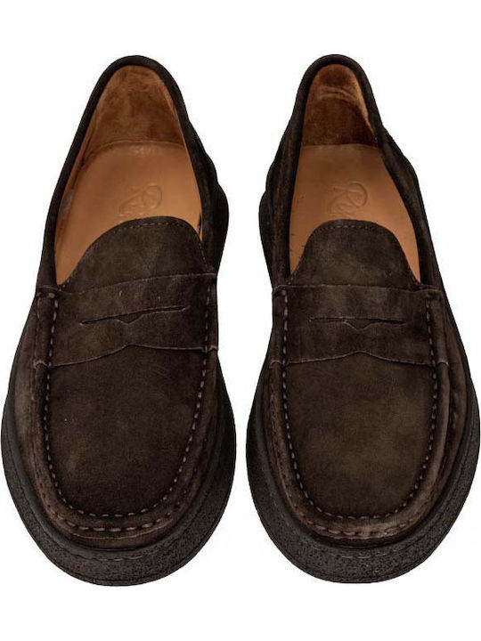 Ανδρικά Loafers σε Καφέ Χρώμα