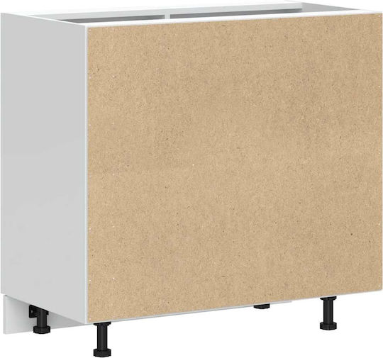 Ντουλάπι Νεροχύτη Γκρι Sonoma 80x46x81.5εκ.