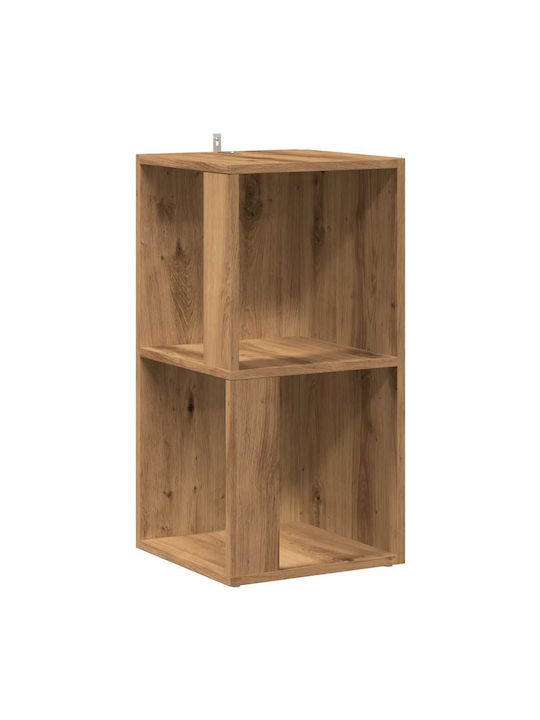 Eckbibliothek Artisan Eiche 33x33x67cm