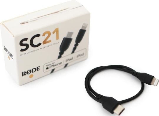 Rode SC-21 Regular la Cablu Lightning Negru 0.3m (400830098)