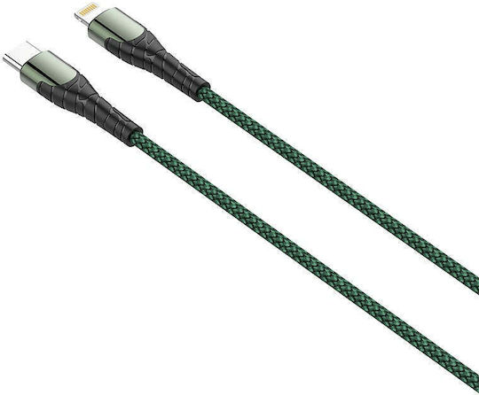 Ldnio LC112 Braided USB-C to Lightning Cable 30W Γκρι 2m