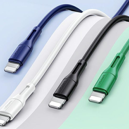 Usams U68 USB-A zu Lightning Kabel Schwarz 1m (SJ500USB01)