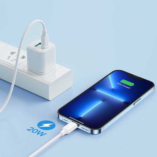 Joyroom S-CL020A9 USB-C to Lightning Cable 20W Μαύρο 2m