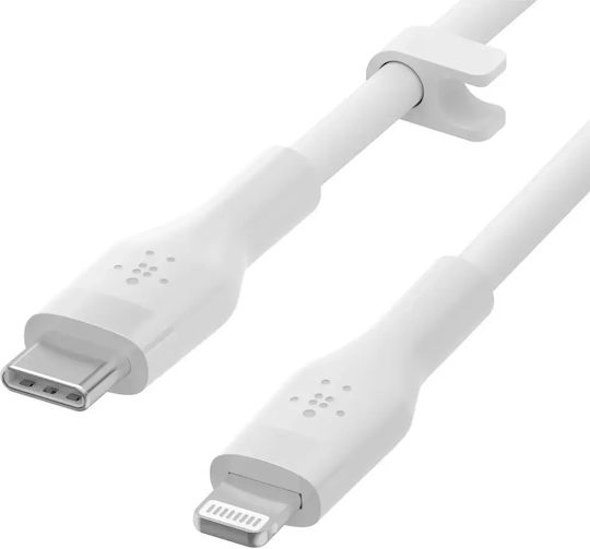 Belkin Flex USB-C to Lightning Cable 15W White 1m (CAA009bt1MWH)