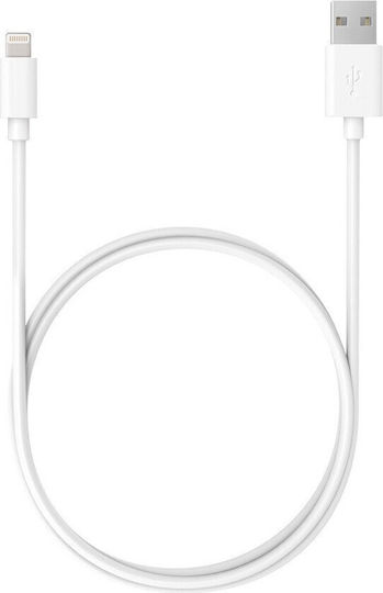 Ancus E44 USB-A to Lightning Cable Λευκό 1m (34229)