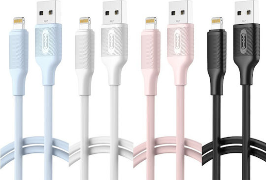 XO USB-A to Lightning Cable Μπλε 1m (16.005.0320)