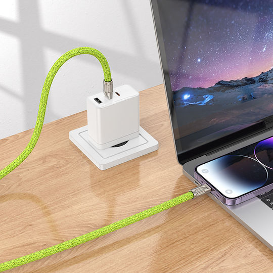 Hoco USB-C zu Lightning Kabel 20W Grün 1.8m