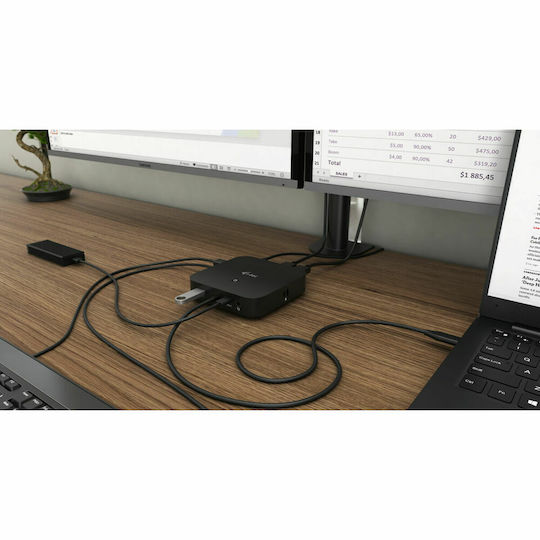i-tec USB-C Docking Station with HDMI 4K PD Ethernet Black (C31HDMIDPDOCKPD)