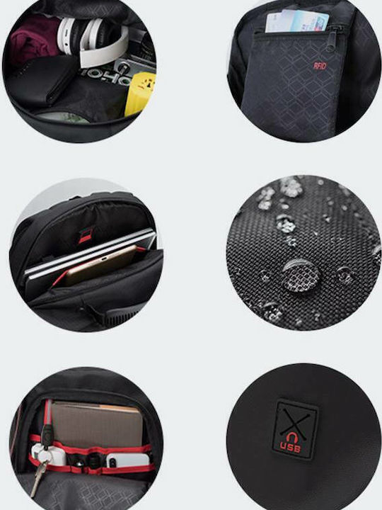 Arctic Hunter B00341 Waterproof Backpack Backpack for 15.6" Laptop Black