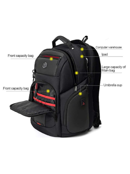 Arctic Hunter B00341 Waterproof Backpack Backpack for 15.6" Laptop Black
