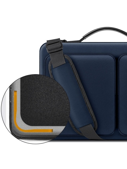 Tech-Protect Defender Τσάντα Ώμου / Χειρός για Laptop 16" Crayon Grey