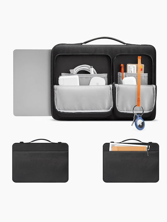 Tech-Protect Defender Τσάντα Ώμου / Χειρός για Laptop 16" σε Μαύρο χρώμα