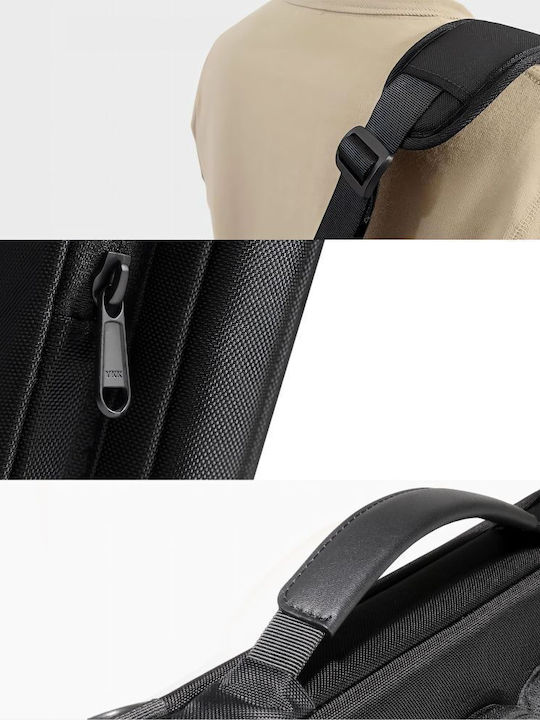 Tech-Protect Defender Τσάντα Ώμου / Χειρός για Laptop 14" σε Μαύρο χρώμα