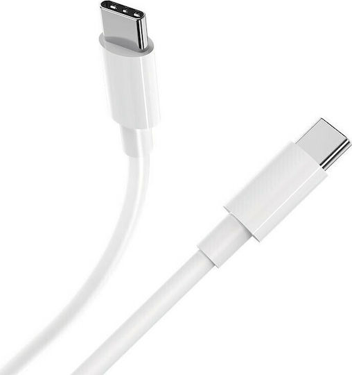 Hoco X93 USB 3.0 Cable USB-C Male - USB-A 100W PD White 1m