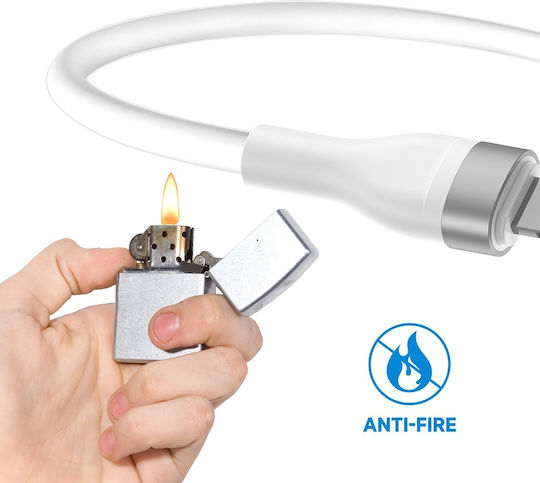 Lito USB 2.0 Kabel USB-C männlich - USB-A 60W Weiß 1.2m