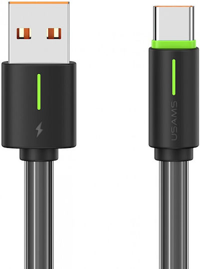 Usams USB 2.0 Cable USB-C male - USB-C 18W Black 1m (SJ732USB01)